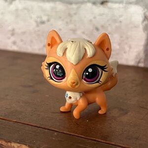 Littlest Pet‎ Shop LPS #3676 Kitery Banter Orange Cream Kitty Cat Purple Eyes